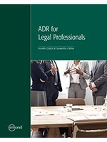 Stock image for ADR FOR LEGAL PROFESSIONALS for sale by ThriftBooks-Dallas