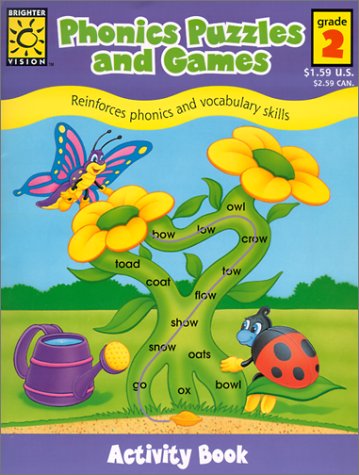 Stock image for Phonics Puzzles and Games-Grade 2 (Value Priced Line) for sale by Wonder Book
