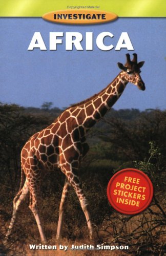 Stock image for Africa (Investigate Series) for sale by Irish Booksellers