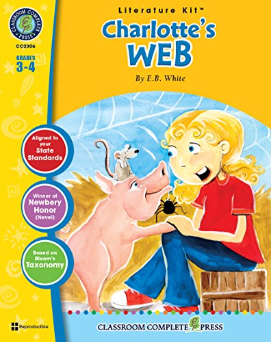 Beispielbild fr Charlotte's Web - Novel Study Guide Gr. 3-4 - Classroom Complete Press zum Verkauf von GF Books, Inc.