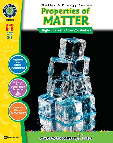 Beispielbild fr Properties of Matter Gr. 5-8 (Matter & Energy) - Classroom Complete Press zum Verkauf von SecondSale