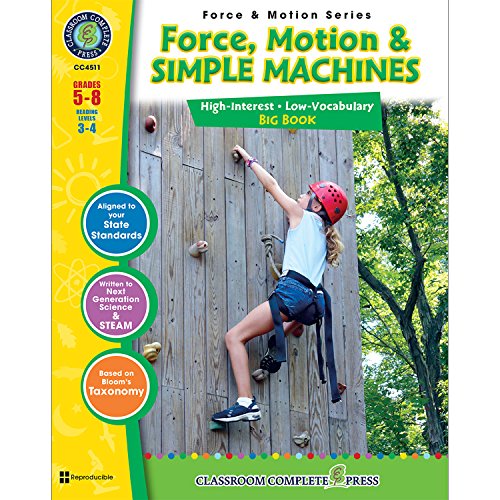 Stock image for Force, Motion & Simple Machines - Big Book for sale by HPB-Red