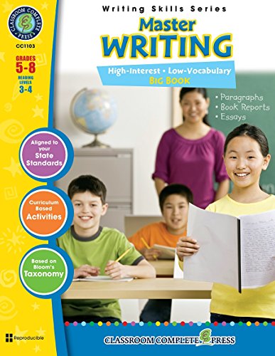 Beispielbild fr Master Writing - Big Book: High-interest - Low-vocabulary Grades 5 - 8, Reading Levels 3 - 4 zum Verkauf von Revaluation Books