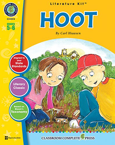 Stock image for Hoot - Novel Study Guide Gr. 5-6 - Classroom Complete Press for sale by Irish Booksellers