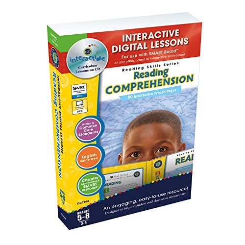 Beispielbild fr Reading Comprehension - IWB Digital Lesson Plan (Gr. 3-8) (Reading Skills) zum Verkauf von Revaluation Books