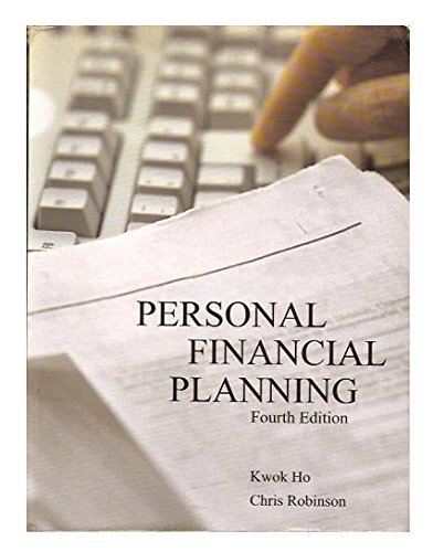 9781553220930: Personal Financial Planning