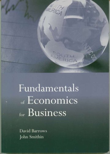 Stock image for Fundamentals of Economics for Business for sale by ThriftBooks-Dallas