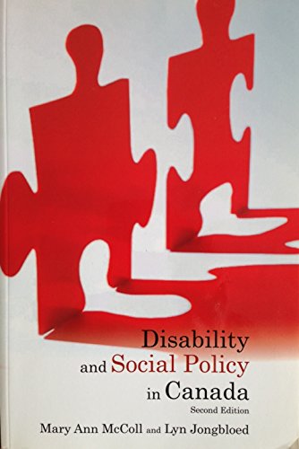 Beispielbild fr Disability and Social Policy in Canada zum Verkauf von ThriftBooks-Dallas