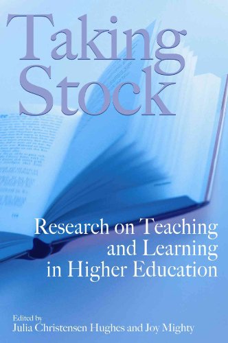 Stock image for Taking Stock : Research on Teaching and Learning in Higher Education for sale by Better World Books