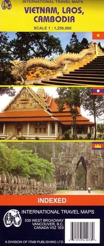 Beispielbild fr ITMB Vietnam Laos Cambodia Map zum Verkauf von Wonder Book