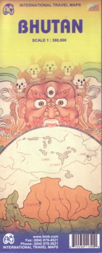 Beispielbild fr Bhutan Travel Reference Map 1 : 380 000: ITM.097 zum Verkauf von medimops