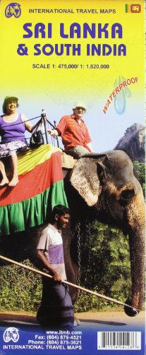 Imagen de archivo de 1. Sri Lanka & South India 1:475,000/1:1,820,000 2008*** (International Travel Maps) a la venta por Blindpig Books
