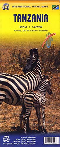 Stock image for Tanzania Travel Reference Map 1:1,300,000 for sale by GF Books, Inc.