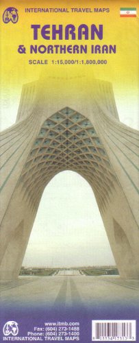 Imagen de archivo de Tehran and Northern Iran map a la venta por Ergodebooks