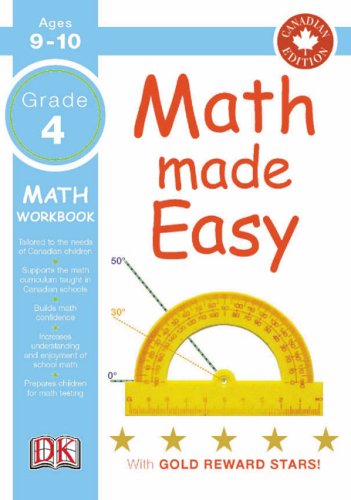 Imagen de archivo de Math Made Easy Grade Four Workbook(Canadian Edition) a la venta por ThriftBooks-Dallas