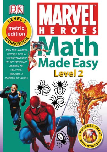 9781553637325: Math Made Easy Marvel Heroes Level 2
