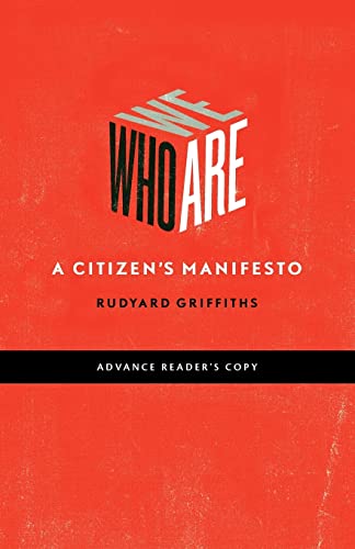 Stock image for Who We Are : A Citizen's Manifesto for sale by Better World Books