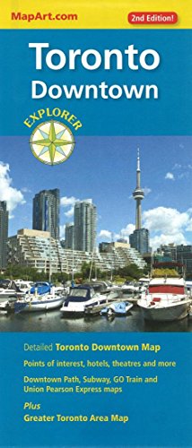 Stock image for Toronto Downtown Explorer Map for sale by Books Unplugged