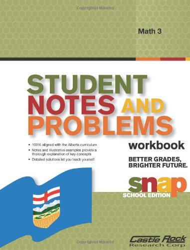 9781553713685: Student Notes and Problems Math 3