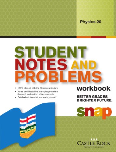 Imagen de archivo de Student Notes and Problems Physics 20 a la venta por Zoom Books Company