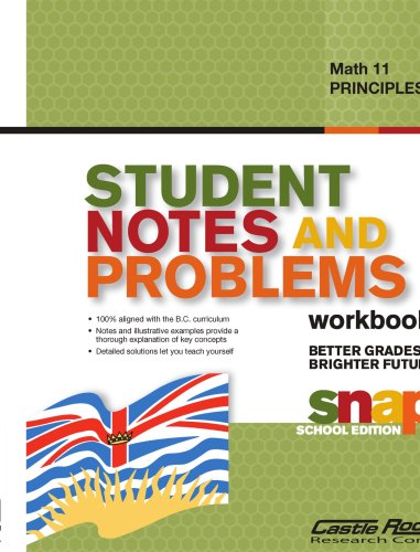 Beispielbild fr Student Notes and Problems Principles of Math 11 zum Verkauf von ThriftBooks-Dallas