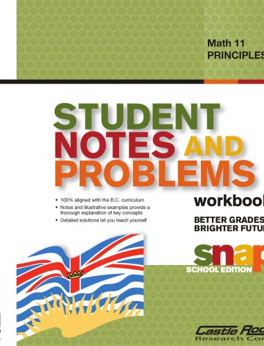 Imagen de archivo de Student Notes and Problems Principles of Math 11 a la venta por ThriftBooks-Atlanta