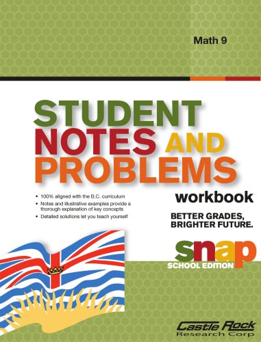 Imagen de archivo de Student Notes and Problems Math 9 a la venta por ThriftBooks-Atlanta