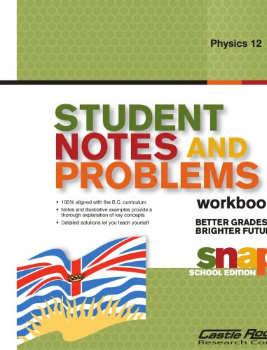 9781553717737: Student Notes and Problems Physics 12