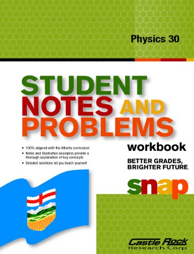 Beispielbild fr SNAP Student Notes and Problems: Physics 30 Workbook zum Verkauf von Zoom Books Company