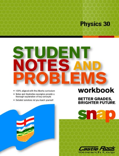 Stock image for SNAP Student Notes and Problems: Physics 30 Workbook for sale by Zoom Books Company