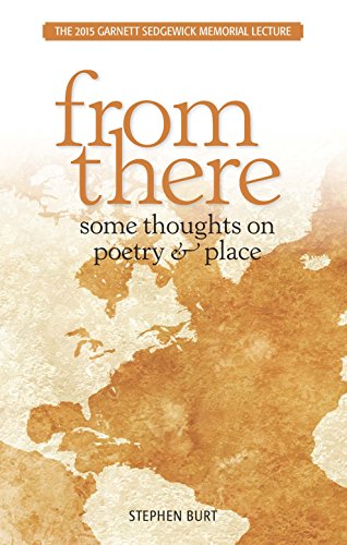 Beispielbild fr From There: Some Thoughts on Poetry & Place zum Verkauf von ThriftBooks-Atlanta