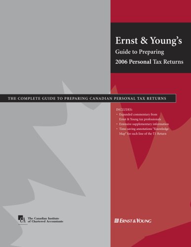 Beispielbild fr Ernst & Young's Guide to Preparing 2006 Personal Tax Returns zum Verkauf von Revaluation Books