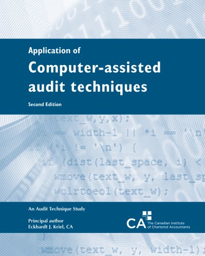 Computer-Assisted Audit Techniques -- Second Edition (9781553852469) by Eckhardt J. Kriel; CA