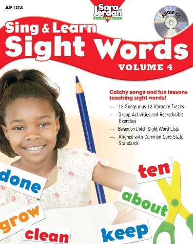 Imagen de archivo de Sing and Learn Sight Words, vol. 4 (Book with Audio CD) (Sing & Learn Sight Words) a la venta por HPB-Red