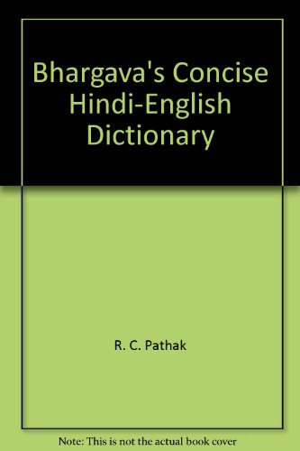Stock image for Bhargava's Concise Hindi-English Dictionary for sale by HPB-Red