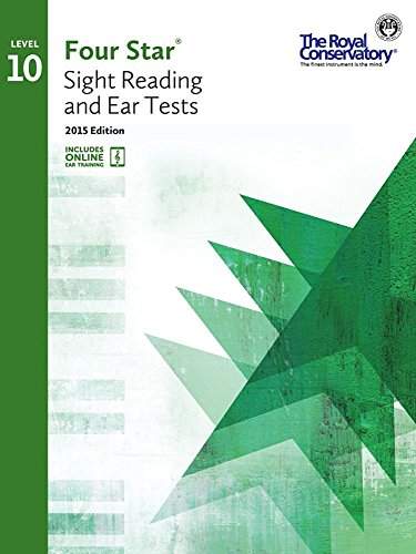 Imagen de archivo de 4S010 - Royal Conservatory Four Star Sight Reading and Ear Tests Level 10 Book 2015 Edition a la venta por Zoom Books Company