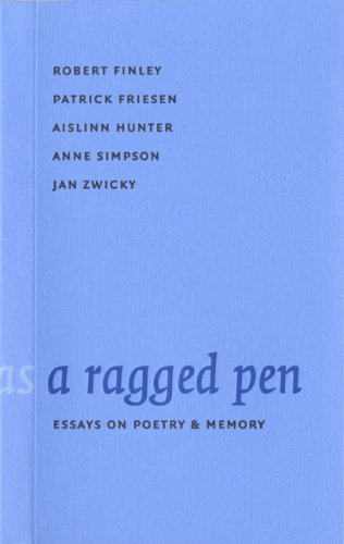 Imagen de archivo de A Ragged Pen: Essays on Poetry & Memory a la venta por Books Unplugged