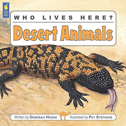 Imagen de archivo de Who Lives Here? Desert Animals a la venta por The Book Garden