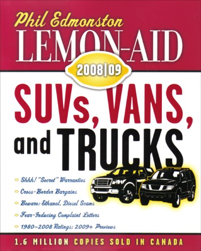 Imagen de archivo de Lemon-Aid 2008 : SUVs, Vans, and Trucks a la venta por Better World Books