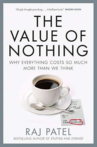 Imagen de archivo de Value of Nothing a la venta por Better World Books