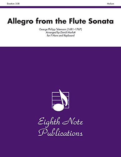 Allegro (from the Flute Sonata): Part(s) (Eighth Note Publications) (9781554720408) by [???]