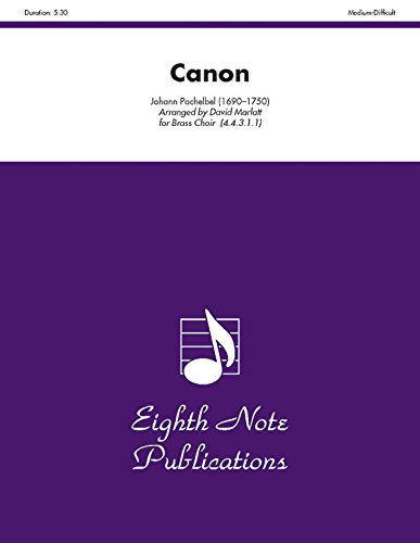 Imagen de archivo de Canon: Score & Parts (Eighth Note Publications) a la venta por Ergodebooks