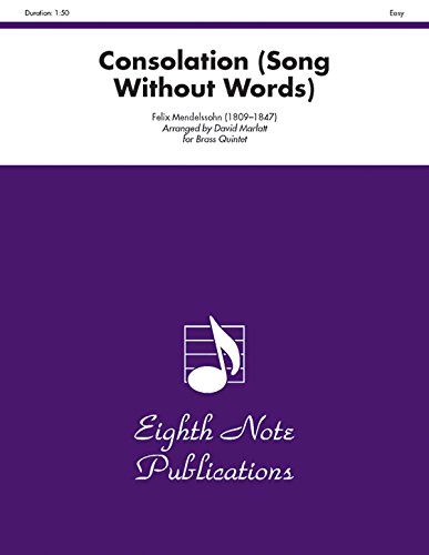 Consolation (Song Without Words): Score & Parts (Eighth Note Publications) (9781554722358) by [???]