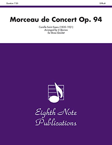 Morceau de Concert, Op. 94: F Horn Feature, Score & Parts (Eighth Note Publications) (9781554726448) by [???]