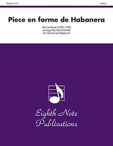 9781554727575: Piece En Forme De Habanera for Clarinet: Part(s)