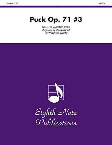 9781554727902: Puck, Op. 71 #3: Score & Parts (Eighth Note Publications)