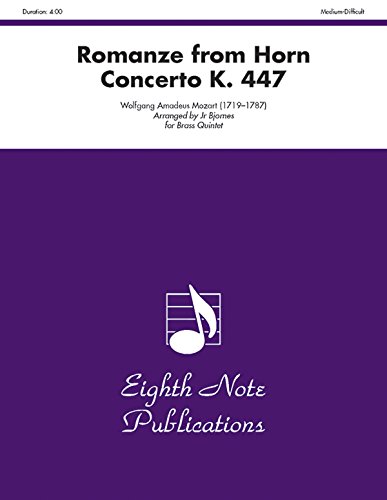 Stock image for Romanze (from Horn Concerto, K. 447): F Horn Feature, Score & Parts (Eighth Note Publications) for sale by Magers and Quinn Booksellers