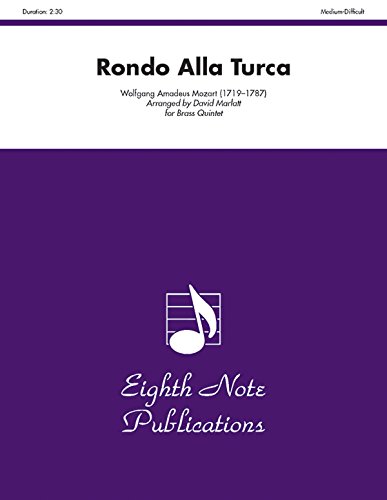 Stock image for Rondo Alla Turca: Tuba Feature, Score & Parts (Eighth Note Publications) for sale by Magers and Quinn Booksellers