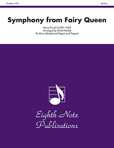 9781554730025: Symphony From Fairy Queen: Score & Parts (Eighth Note Publications)