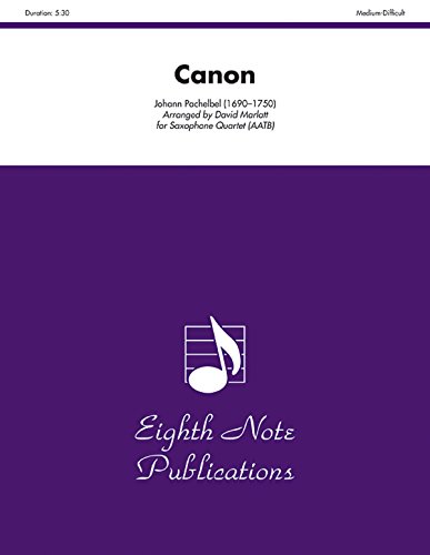 Imagen de archivo de Canon: Score & Parts (Eighth Note Publications) a la venta por Ergodebooks